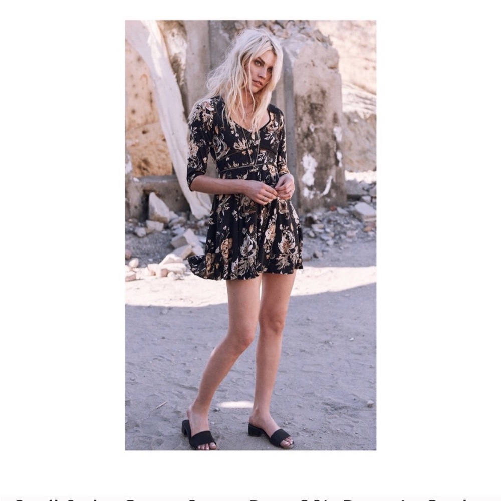 Spell & the Gypsy Sweet Rosa 90’s dress in Coal